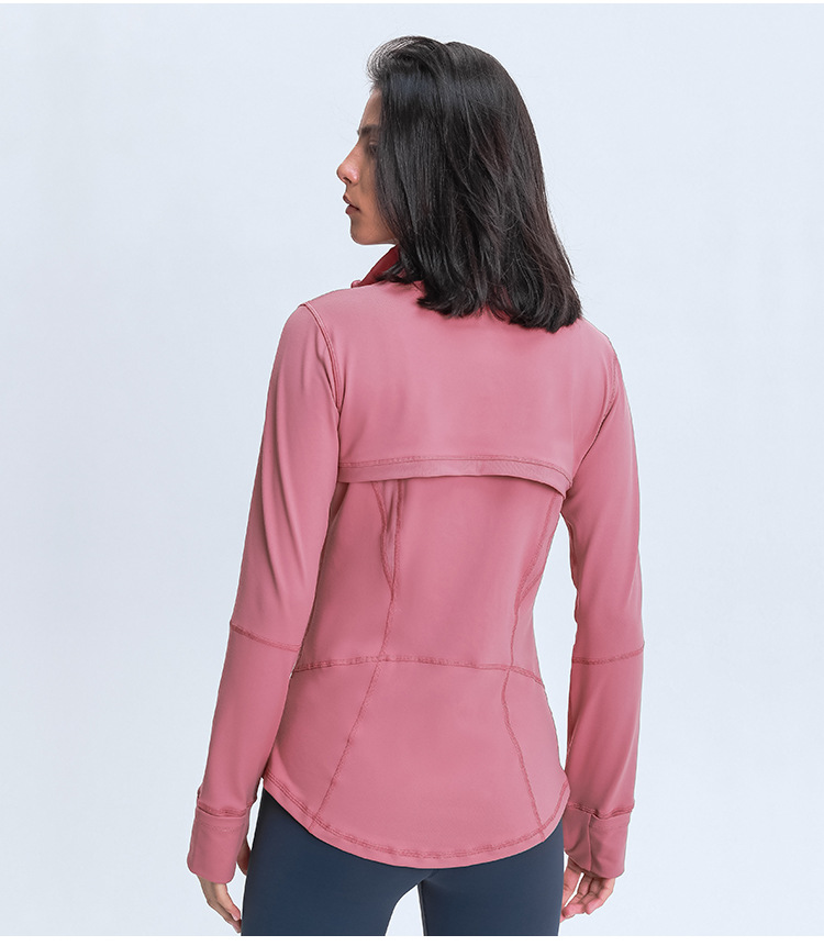 good quality yoga jacket out wear for spring workout lady clothong