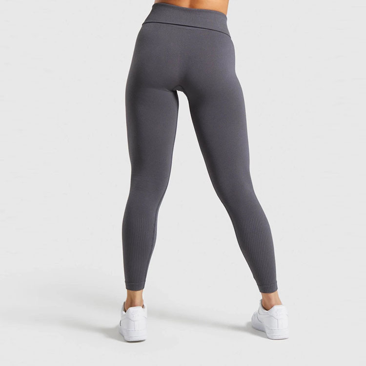 K3194 ribbed seamless workout tights (1)